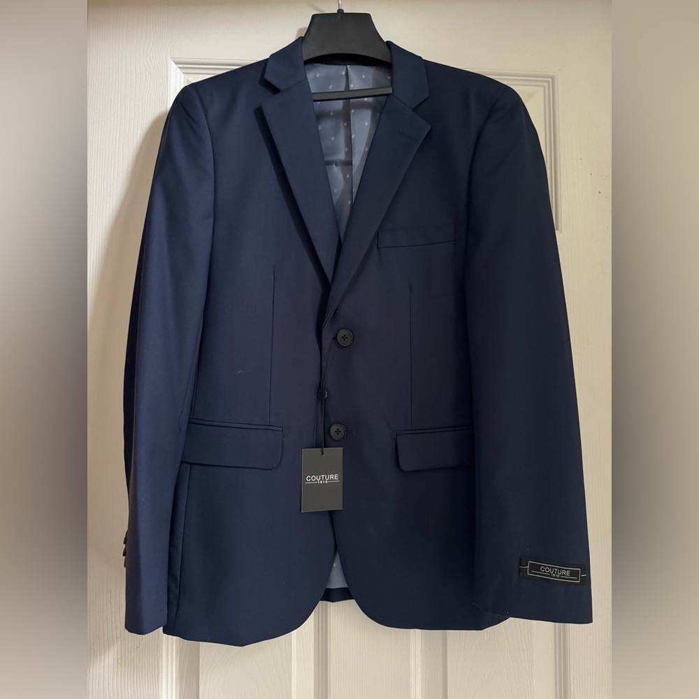 NWT Boys navy sportcoat/blazer. Size 16.